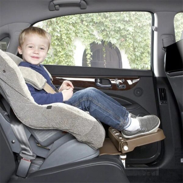 Adjustable Children's Car Seat Footrest with Foldable Design