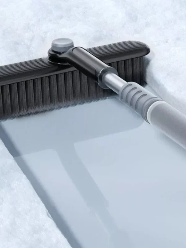 Telescopic 2-in-1 Snow Shovel & Squeegee for Car Glass Cleaning