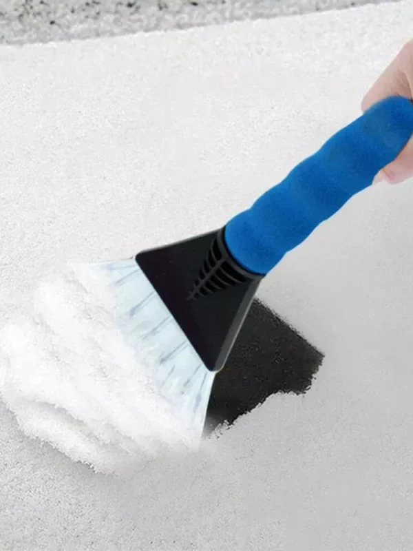 Quick Clean Ice Scraper & Snow Brush for Cars