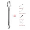 Adjustable Double-Head Ratchet Wrench - Universal 8-22mm Spanner for Bicycles and Cars