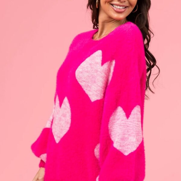 Cozy Heart Women's Sweater