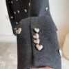 Vintage Korean Tweed Jacket for Women