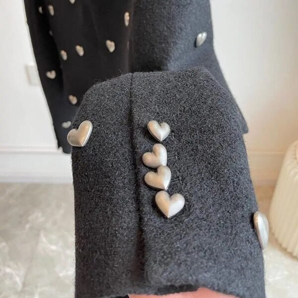 Vintage Korean Tweed Jacket for Women