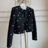 Vintage Korean Tweed Jacket for Women