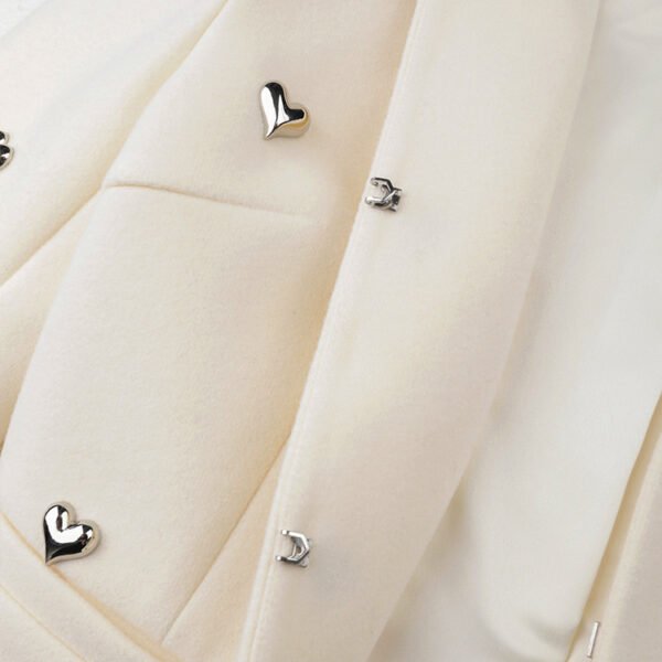 Rivet Heart Short Coat for Women