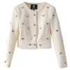Rivet Heart Short Coat for Women