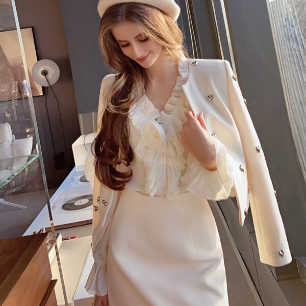 Rivet Heart Short Coat for Women