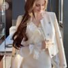 Rivet Heart Short Coat for Women