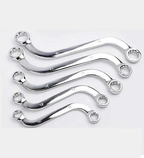 5-Piece S-Type Allen Wrench Set - Double-Ended Spanner Tool Kit