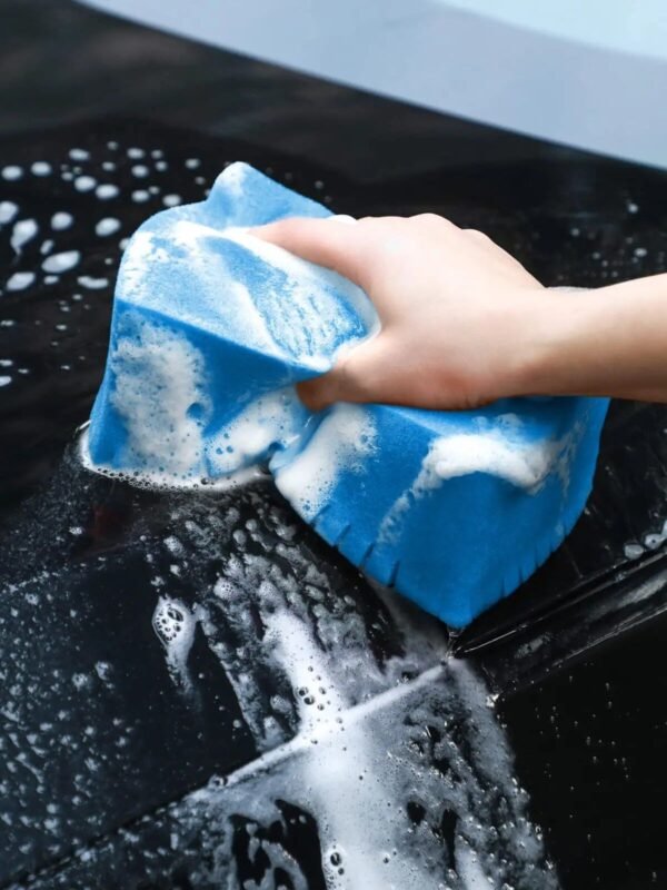 Car Wash Sponge Large Cross Cut Soft Foam Grid Super Absorbent Sponge