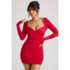 Square Neck Backless Mini Dress