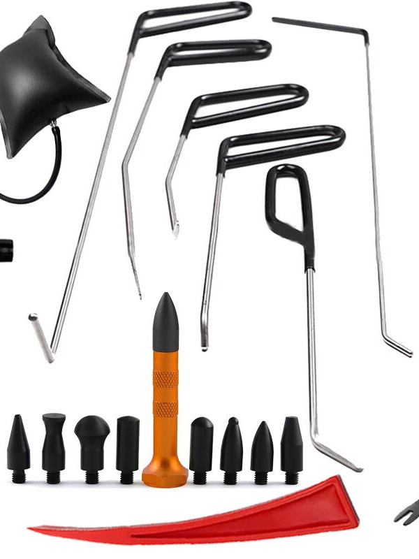Professional Paintless Dent Repair Toolkit - Auto Body Work Slide Hammer Set