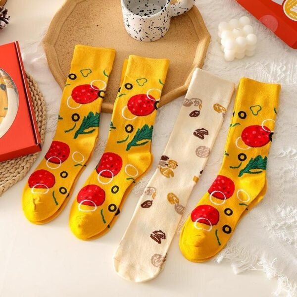 Cute & Funny Food-Inspired Art Socks