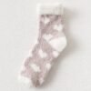 Cozy Heart Pattern Fuzzy Socks