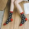 Colorful Heart Patterned Harajuku Socks