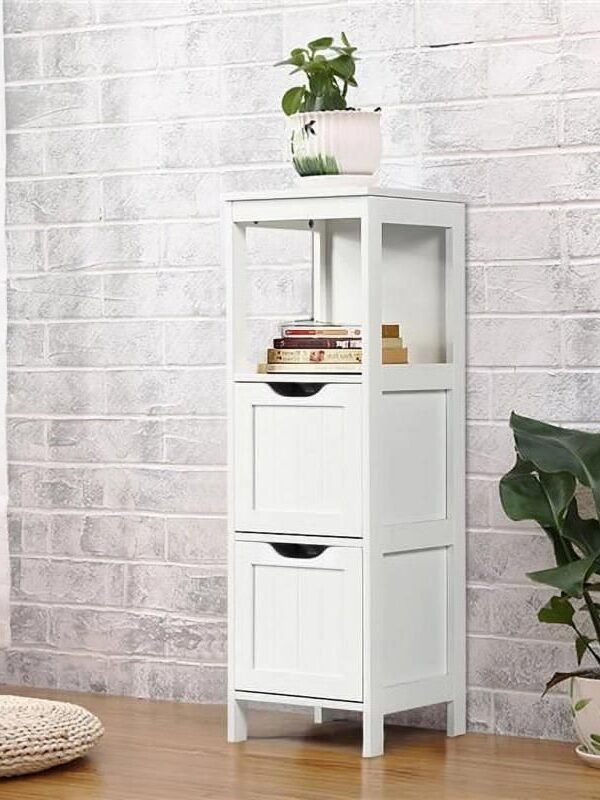 Modern 3-Tier Adjustable Bathroom Storage Cabinet