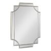 Glamorous Geometric Wall Mirror 18x24 - Magnifying Boho-Chic Decor
