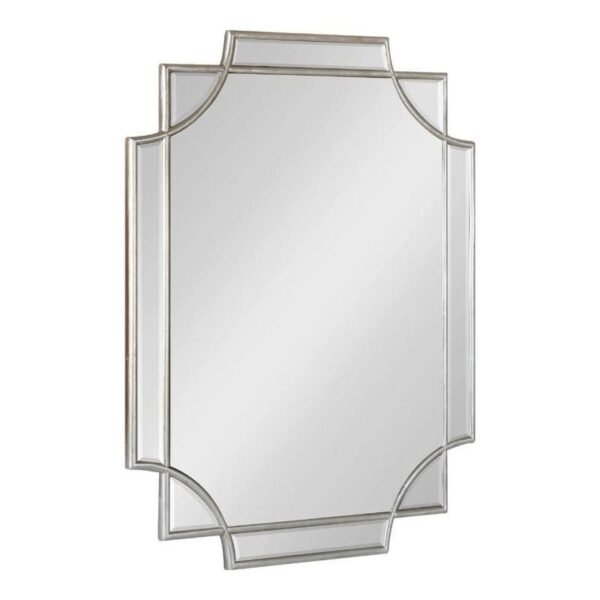Glamorous Geometric Wall Mirror 18x24 - Magnifying Boho-Chic Decor