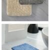 Luxurious Faux Rabbit Fur Non-Slip Bath Mat - Super Soft, Absorbent, & Machine Washable