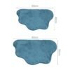 Luxurious Water-Absorbent Bathroom Mat: Non-Slip, Machine Washable Floor Rug