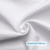 Luxurious Waffle Plaid Shower Curtain with Quick-Dry Waterproof Design