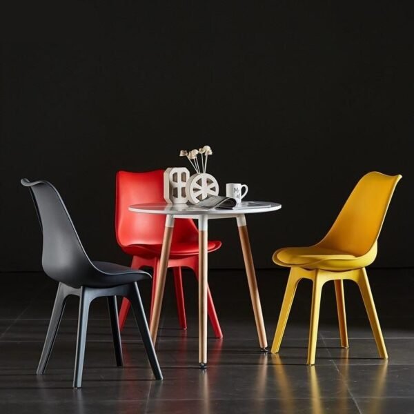 Modern Simple Plastic Stool - Armless Dining Chair