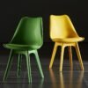 Modern Simple Plastic Stool - Armless Dining Chair