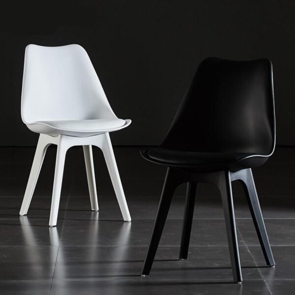 Modern Simple Plastic Stool - Armless Dining Chair