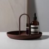 Modern Nordic Round Plastic Tray - Multi-Use, Eco-Friendly Organizer for Home Decor