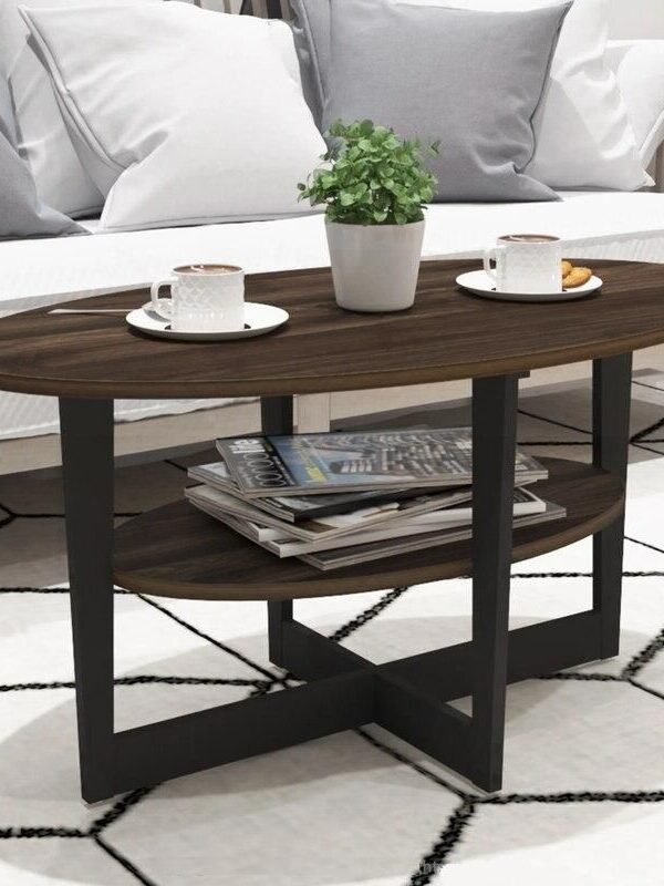 Modern Oval Coffee Table