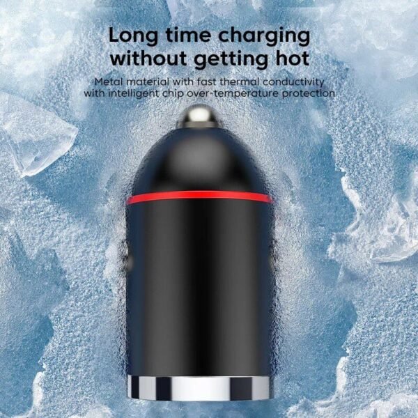 60W Dual Port PD Car Charger