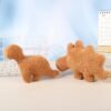 Cozy Dino Cartoon Plush Pillow