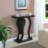 Elegant Faux Black Console Table