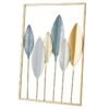 Elegant Gold Ginkgo Leaf Metal Wall Art
