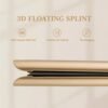 Gold Titanium Professional Flat Iron with Touch Screen & Wide Plates