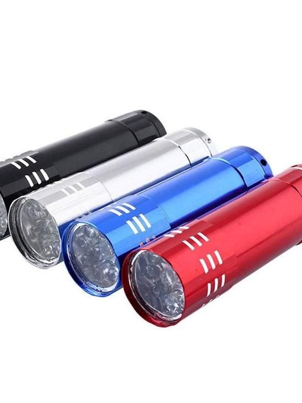 Portable UV Nail Dryer with 9 LED Lights - Fast Gel Manicure Drying Flashlight