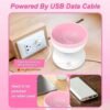 Portable USB Electric Makeup Brush Cleaner: Automatic Cosmetic Brush Washing Machine