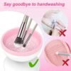 Portable USB Electric Makeup Brush Cleaner: Automatic Cosmetic Brush Washing Machine