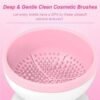Portable USB Electric Makeup Brush Cleaner: Automatic Cosmetic Brush Washing Machine