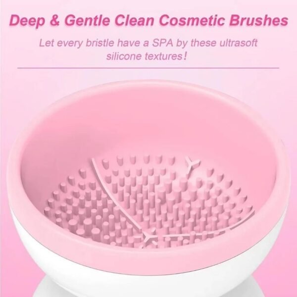 Portable USB Electric Makeup Brush Cleaner: Automatic Cosmetic Brush Washing Machine