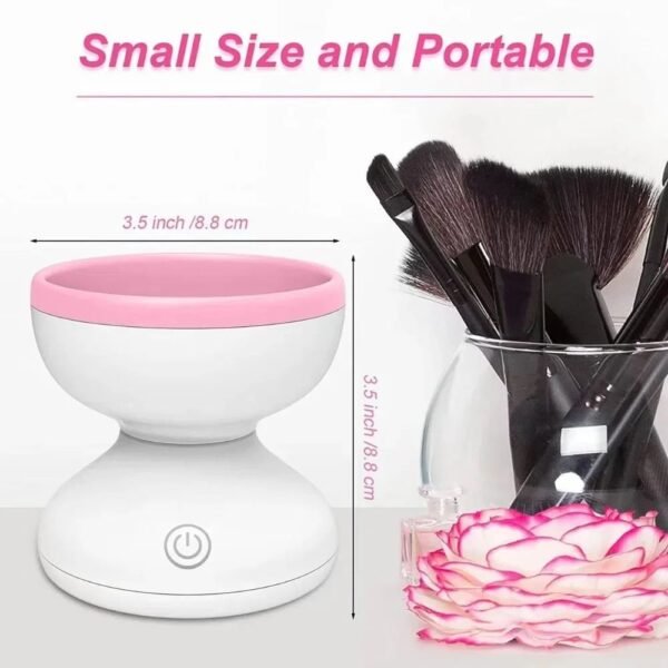 Portable USB Electric Makeup Brush Cleaner: Automatic Cosmetic Brush Washing Machine