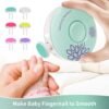 Quiet Electric Baby Nail Trimmer for Gentle Care & Grooming