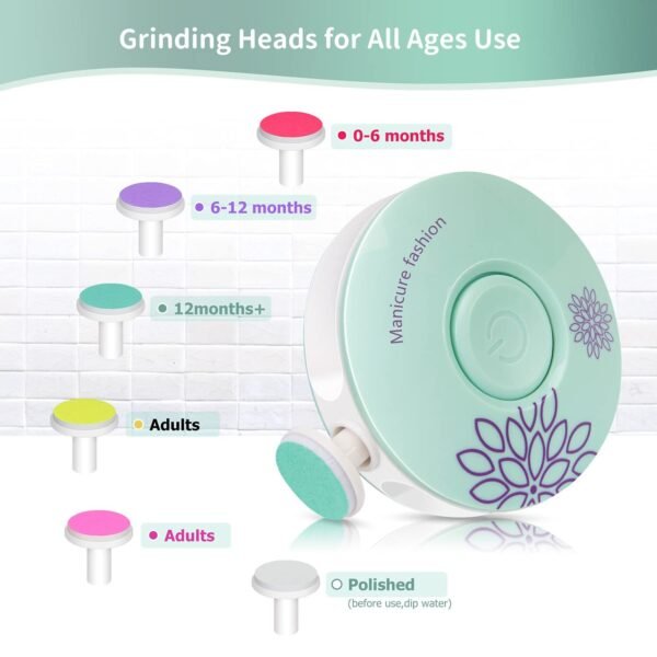 Quiet Electric Baby Nail Trimmer for Gentle Care & Grooming