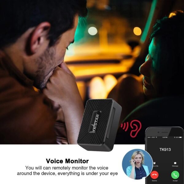 Mini Waterproof GPS Tracker with Voice Monitor & 1500mAh Battery