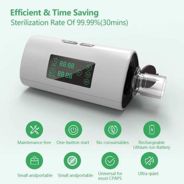 Portable Ozone CPAP Sanitizer - Sleep & Snore Purification Air Sterilizer