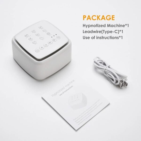 Portable White Noise Sleep Sound Machine with Timer & Type-C Rechargeable Design