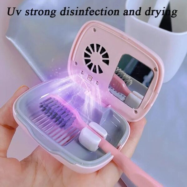 Portable Universal USB Toothbrush Sterilizer with UV Disinfection