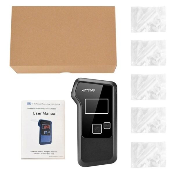 Digital Breathalyzer – Personal Alcohol Tester with Advanced Fuel Cell Sensor Technology
