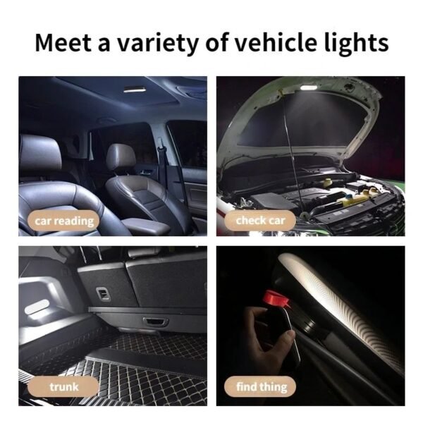 Rechargeable Wireless Car Reading Light with Remote Control