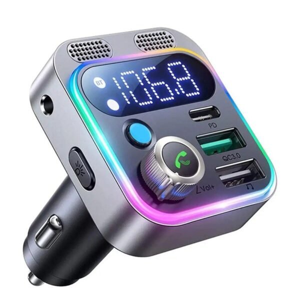 4-Port USB Car Charger with 48W Type-C PD Fast Charging